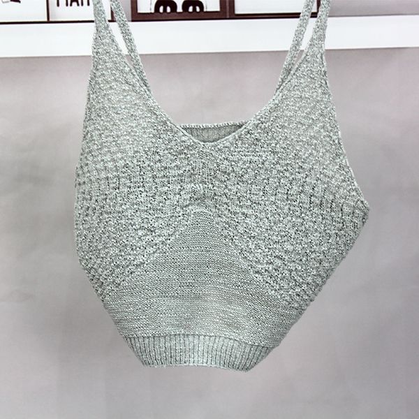 

women's tanks knitted suspender vest summer v-neck slim, Black;white
