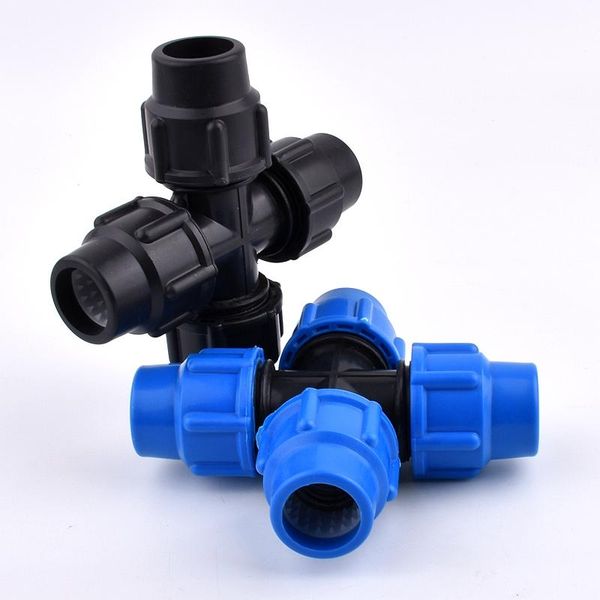 

watering equipments 1pc ppr pe straight cross direct quick connector plastic joint water pipe connectors aquarium garden agricultural access
