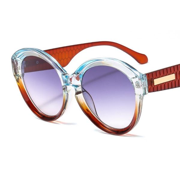 

sunglasses women oversize round pc brand designer sun glasses for ladies 2021 vintage goggles protection outdoor eyewear, White;black