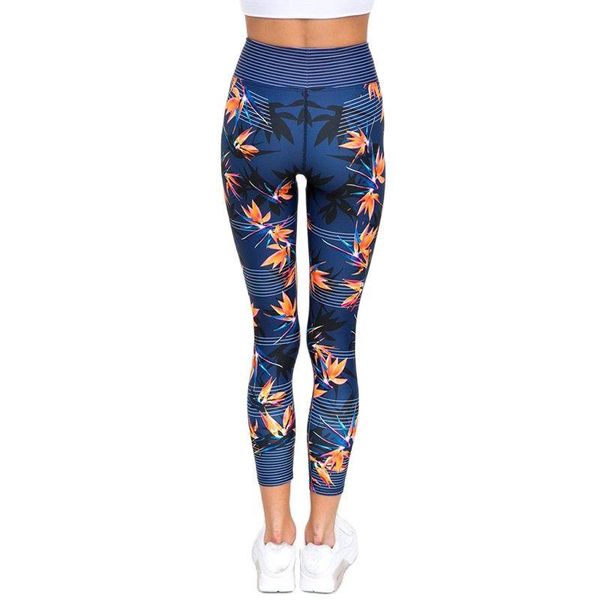 

women's leggings 2021 pant women fashion gym pants compression stretchy high waist run fitness hip print push up, Black