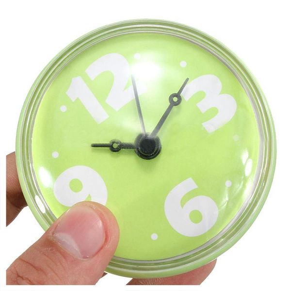 

wall clocks waterproof 2.75'' bathroom bath shower clock watch clear suction home dÃ©cor