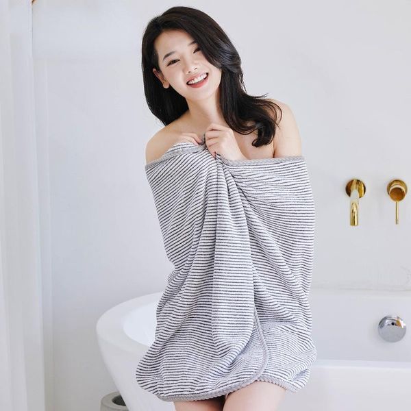 

towel bamboo charcoal antibacterial fiber bath household high-end large thickened