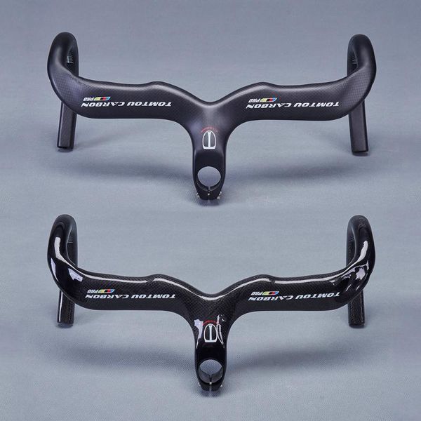 

bike handlebars &components tomtou bicycle handlebar road bent bar carbon fiber integrated with stem fork diameter 28.6mm width 400/420/440m