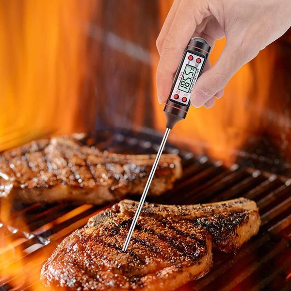 Termometro da cucina Termometro digitale per alimenti per barbecue Carne Caramelle Fry Dinning Strumento per termometro da forno per uso domestico DHL