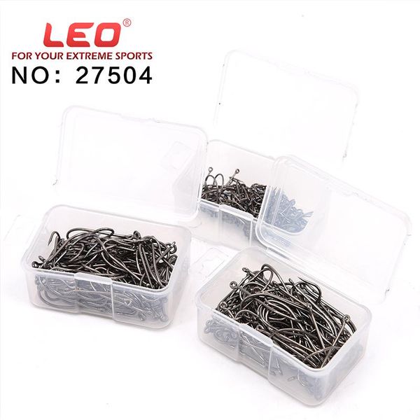 

100pcs long shank with hole hooks fishing 1# 6# high-carbon steel bass carp sea accessories jig fishhook hook set