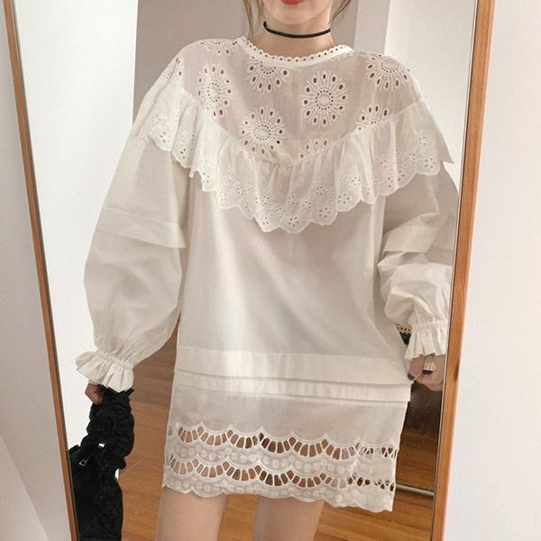 

casual dresses lamtrip lolita princess hollow out white ruffles kawaii dress 2021 spring, Black;gray