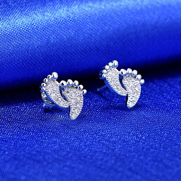 

allergy creative small feet earrings fashion gift