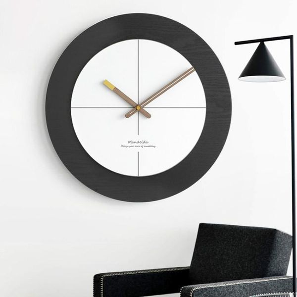 

nordic wall clock luxury wooden living room decor watches home modern creative art clocks undefined zegar scienny