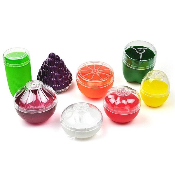 

storage bottles & jars 8 pieces cute shape fridge plastic box kitchen garlic onion containers set
