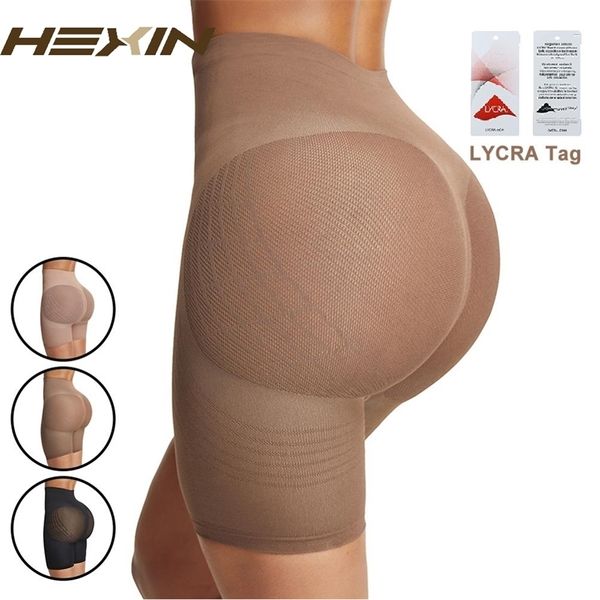 HEXIN Abnehmen Full Body Shaper Butt Lifter Bauch-steuer Hosen Nahtlose Frauen Unterwäsche Bodys Shapewear Fajas Colombianas 220311