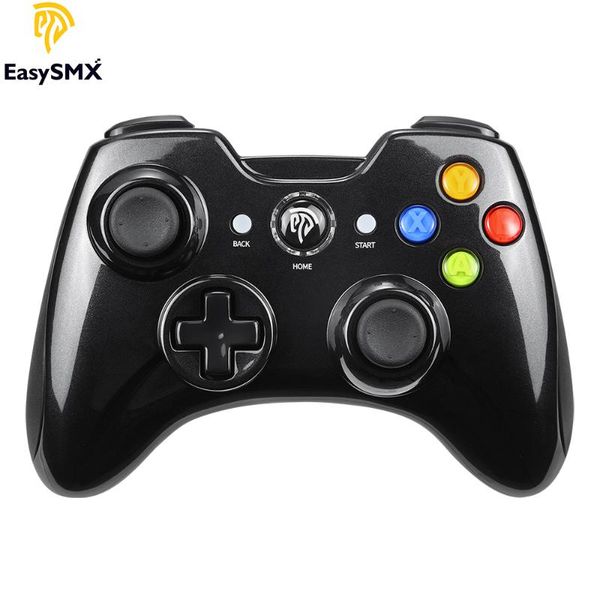 

game controllers & joysticks easysmx kc-8236 wireless pc controller dual-vibration android joystick gamepad computer for windows 8/10 ps3