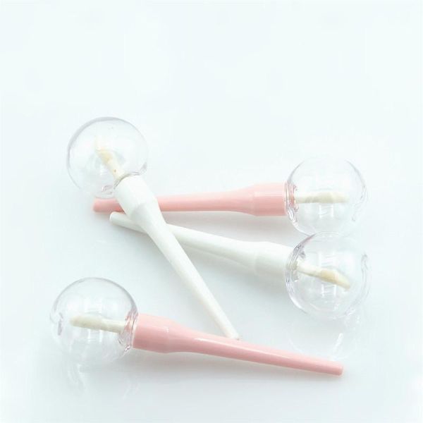 

storage bottles & jars 8ml empty cosmetic containers white/pink lollipop lipgloss makeup lipstick lip gloss refillable tubes