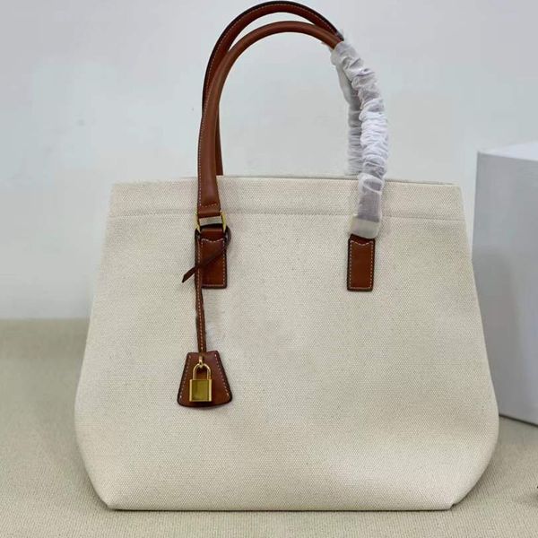 

5a+ duffle bag 21sss canvas tote women handbag luxurys designers bags 2021 genuine leather shoulder bag classic fashion casual shopping purs