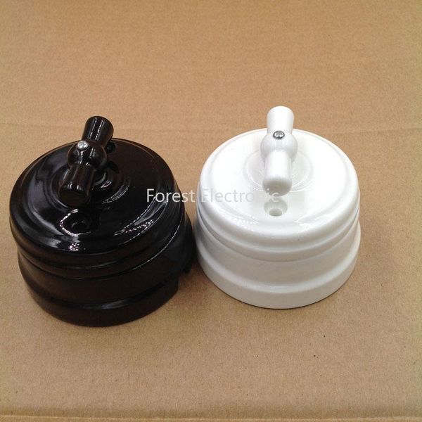 

smart home control improvement eu ceramic switch 2 way wall lamp light knob 10a
