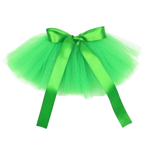 

other bird supplies 1pc day pet skirt festive mesh tutu for dog party garment(green)