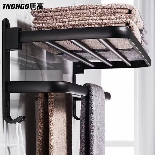 

towel racks rack bathroom accessories shelf on the black hanger
