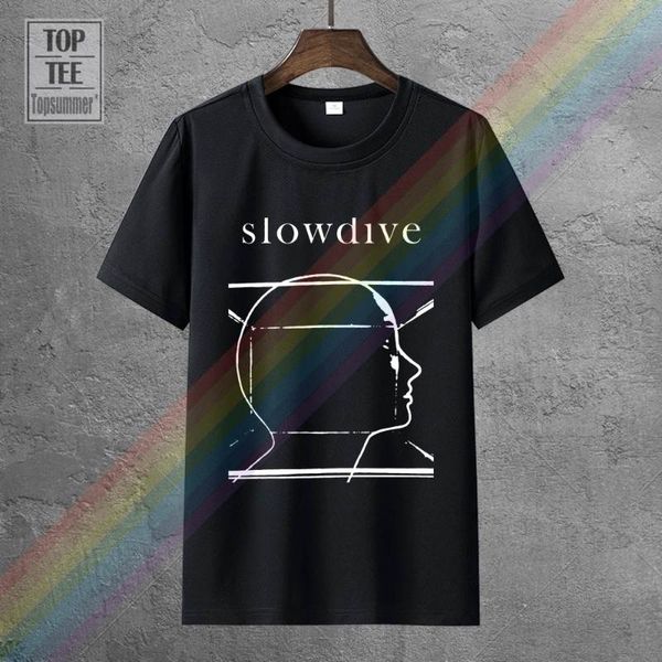 

men's t-shirts slowdive tee t-shirt, White;black