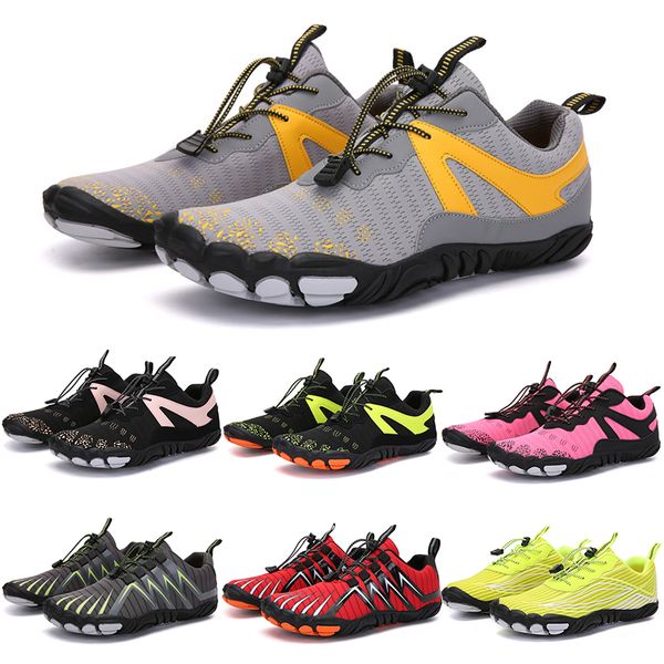 

2021 four seasons five fingers sports shoes mountaineering net extreme simple running, cycling, hiking, green pink black rock climbing 35-45