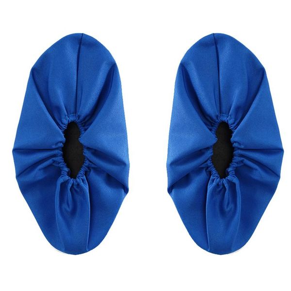 

pair household indoors shoe covers dustproof boots sheath washable reusable dust shoes bags non slip silicone soles foot cover disposable