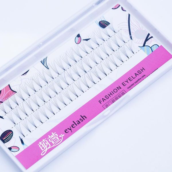 

false eyelashes lashes premade wide fans 5d short stem eyelash extensions faux mink