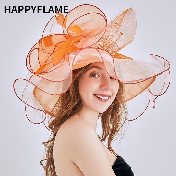 

stingy brim hats style bucket hat foldable flower ladies large wide fedora beach sun sombreros de women, Blue;gray