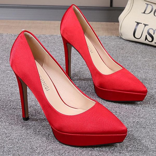 

dress shoes pointed toe stilettos trend high heels formal wear black work shallow mouth women 2021 simple