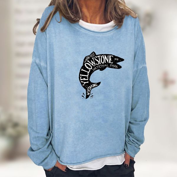 

autumn women's dolphin lettered printed casual loose sweater 2021, Black