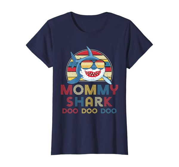 

Retro Vintage Mommy Sharks Tshirt gift for Womens, Mainly pictures