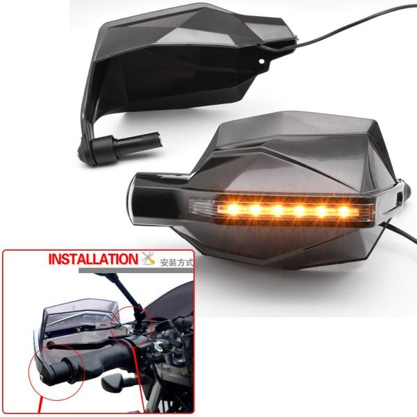 

parts universal motorcycle handguard signal light handle protector guard for c 600 650 sport 400 gt f 700 gs f800 r s