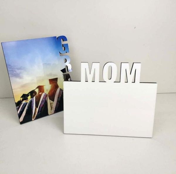 

blank sublimation frames wooden thermal transfer phase plate mom personalized gift mother's day festival frame sn126