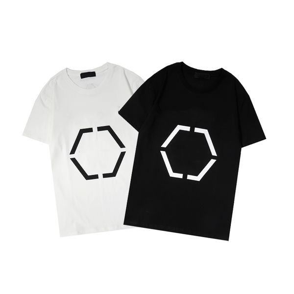 

pp early spring classic printed t shirt craftsmanship back chapter brand black and white s-xxl, White;black