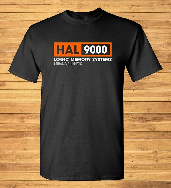 

hal 9000 logic memory systems t-shirt, White;black