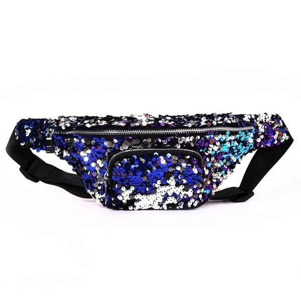 

waist bags female zipper bag belt brand purse pack key fashion adjustable waistband dating glitter sequin bum belly sports