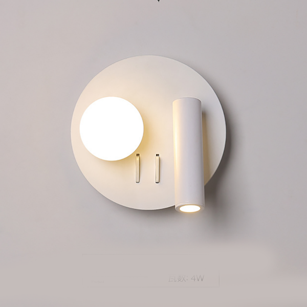 

wall lamp led light personality bedroom bedside nordic modern minimalist stair creative aisle living room revolve