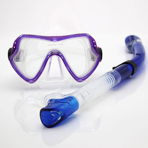 

professional scuba diving mask snorkel anti-fog goggles glasses set silicone swimming fishing pool equipment masks