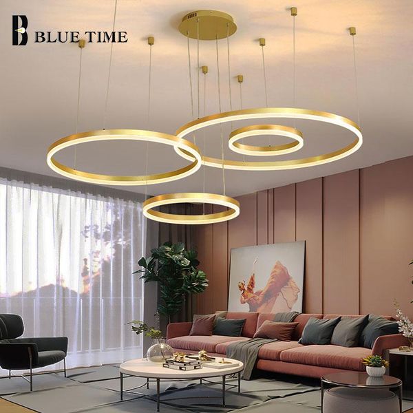 

pendant lamps gold&coffee circle light modern home chandelier lamp for living room dining kitchen bedroom study