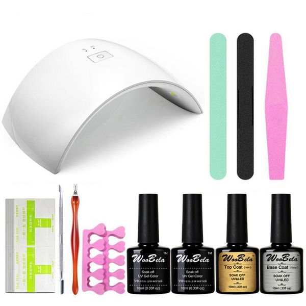 

nail art kits arrival manicure tools kit set uv lamp with led gel polish colors