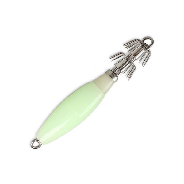 

95mm*0.9mm noctilucent squid cuttlefish sleeve lure hook bait fishhook tools mc889 fishing hooks