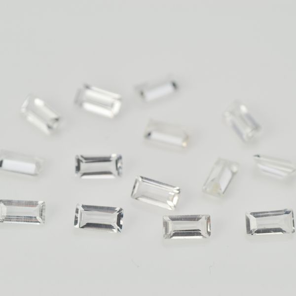 

100% authentic natural white quartz crystal loose gemstone for jewelry making 7x9-10x14mm cushion facet cut 50pcs/lot, Black