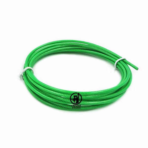 

jump ropes spare rope 3m crossfit replaceable wire cable speed skipping color red blue and black steel