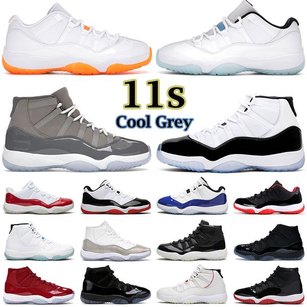 

og basketball shoes men women 11s 11 cool grey jubilee 25th anniversary bred concord win like 96 bright citrus mens trainers outdoor sports
