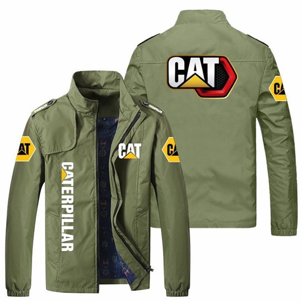 

men's jacket middle aged business stand collar spring casual men's thin coat, Black