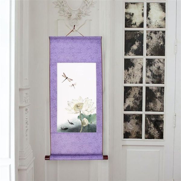 

other arts and crafts 2pcs blank chinese scroll paper painting custom calligraphy