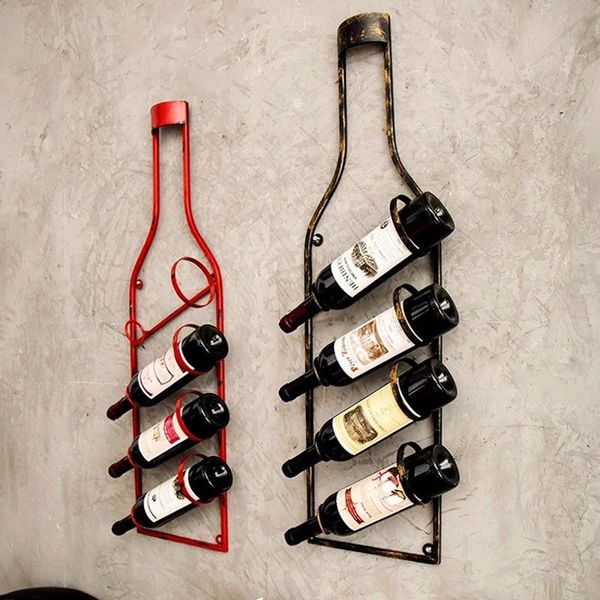 

tablewine racks creative bottle rack holder wall hanging vintage decoration mounted bar storage