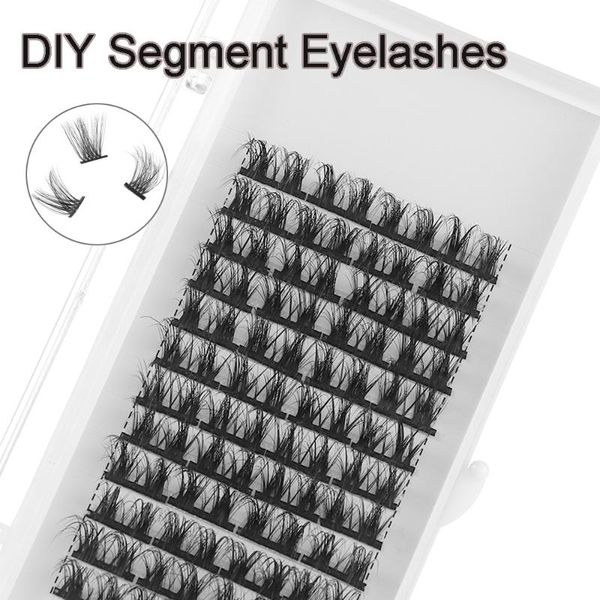 

false eyelashes 48/60/72 clusteres beam eyelash extension clusters natural segments individual lashes diy half segment dovetail