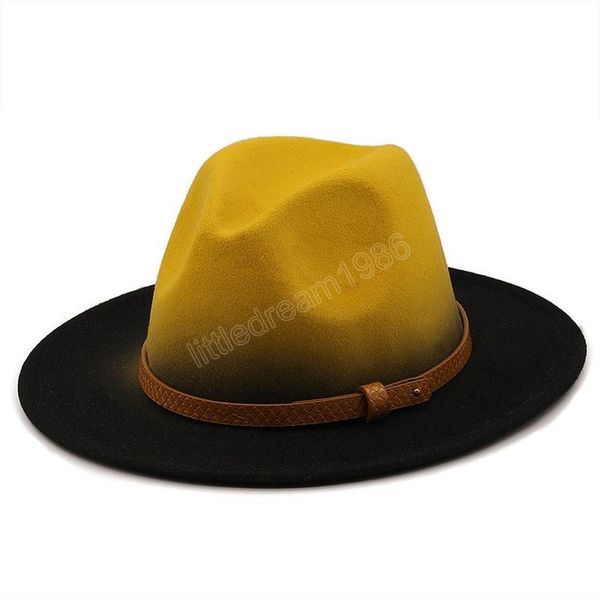 

women men felt hat fedora hats woman man fedoras bulk formal cap female male jazz panama caps wholesale 2021 winter, Blue;gray