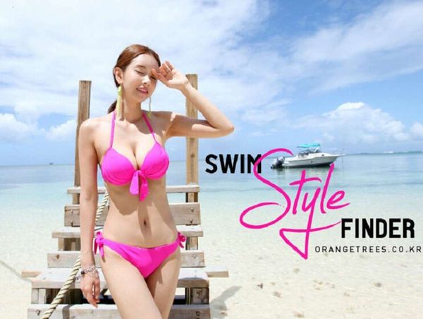 

women's swimsuit split style, White;black
