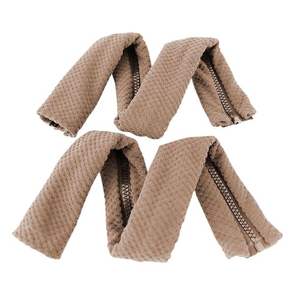 

1pair stretch removable thickened washable solid armrest cover for office computer polyester home anti scratch slipcover zipper chair covers