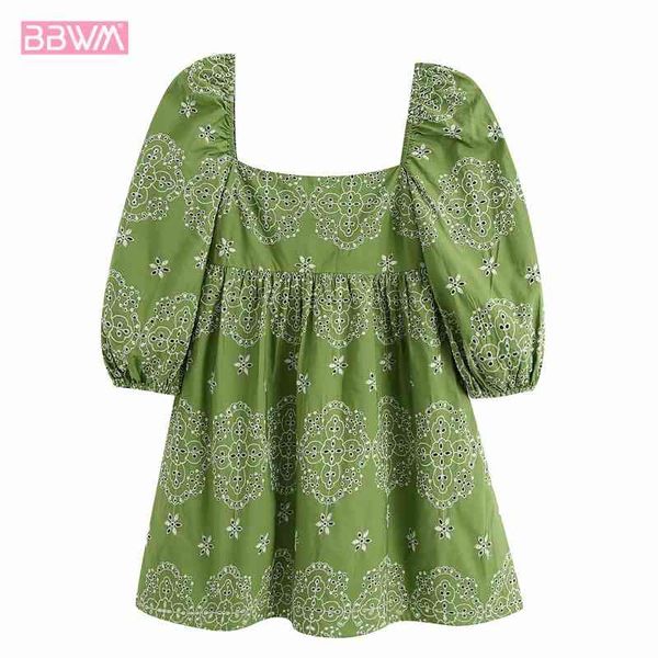 

summer dresses with short sleeves and a flat back vintage floral embroidered frock-sleeve dresses fashionable dress female 210507, Black;gray