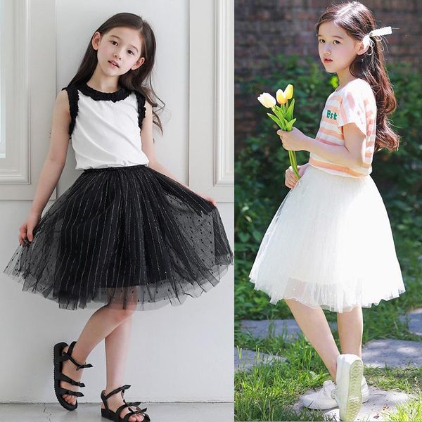 

skirts teenage girls clothing fashion gauze toddler skirt summer sweet lovely white princess western style black, Blue